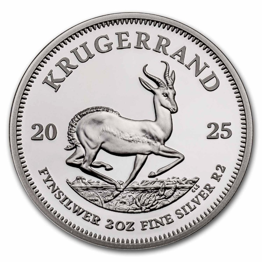 2025 South Africa 2 oz Silver Krugerrand Proof