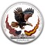 2025 Spain The American Bald Eagle 250th Anniv .925 Silver