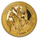 2025 St. Helena 1 oz Au Paul Revere Midnight Ride Proof (w/ Box)
