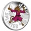 2025 TUV 1 oz Silver Colorized TMNT Splinter Proof (Box)