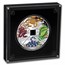 2025 TUV 4 oz Silver Year of the Snake Quadrant Colorized PF Set