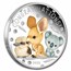 2025 Tuvalu 1/2 oz Silver Colorized Newborn Proof (Box)