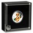 2025 Tuvalu 1/2 oz Silver Lunar Baby Snake Proof (Colorized)