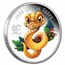 2025 Tuvalu 1/2 oz Silver Lunar Baby Snake Proof (Colorized)