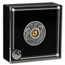 2025 Tuvalu 1 oz Ag Year of the Snake Rotating Charm Antiqued