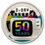 2025 Tuvalu 1 oz Silver 50th Anniv. of Color TV in Australia