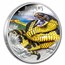 2025 Tuvalu 1 oz Silver Colorized Australian Tiger Snake PF