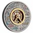 2025 Tuvalu 2 oz Silver Colorized & Antiqued Ferris Wheel (Box)