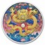 2025 Tuvalu 3 oz Silver Imperial Dragon Colorized Proof Coin