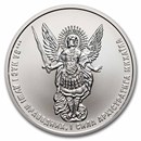 2025 Ukraine 1 oz Silver Archangel Michael BU