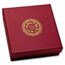 2025 Vanuatu 1 oz Silver Year of the Snake Gold Gilded w/ Pearl