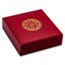 2025 Vanuatu 1 oz Silver Year of the Snake Gold Gilded w/ Pearl