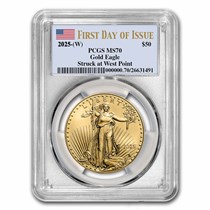 Buy 2025 1 oz Gold American Eagle MS-70 PCGS | APMEX