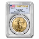 2025-(W) 1 oz American Gold Eagle MS-70 PCGS (FirstStrike®)