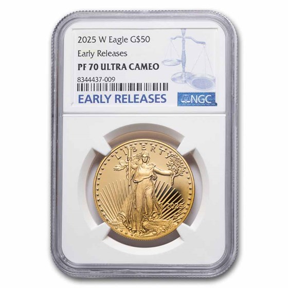 2025-W 1 oz Proof American Gold Eagle PF-70 NGC (ER)