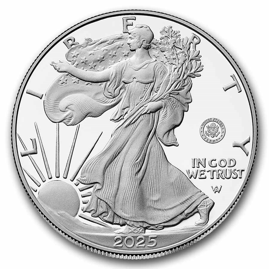 2025-W 1 oz Proof American Silver Eagle (Army Privy)