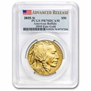 2025-W 1 oz Proof Gold Buffalo PR-70 PCGS (Advanced Release)