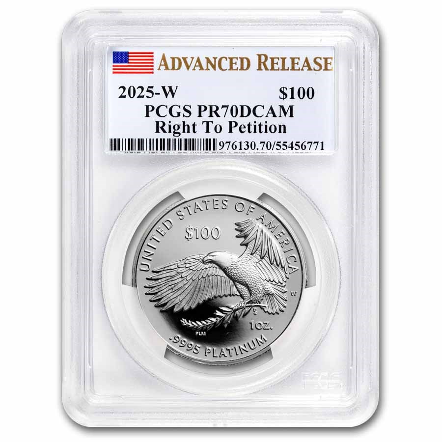 2025-W 1 oz Proof Platinum Eagle PR-70 PCGS (Advanced Release)