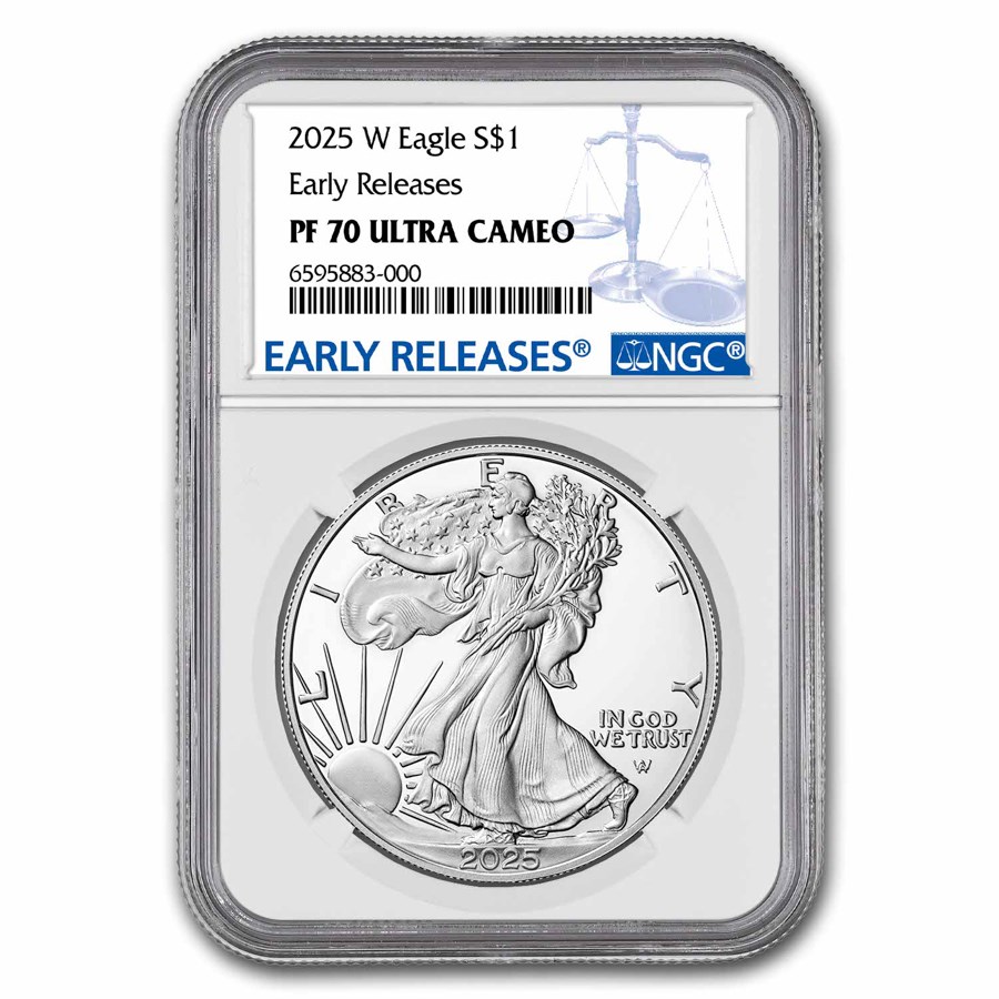 Buy 2025 W 1 oz Proof Silver Eagle PF-70 | APMEX