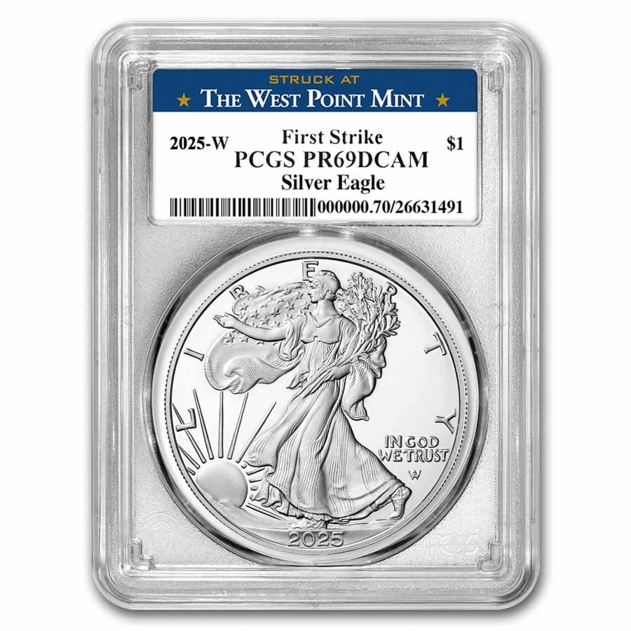 2025-W 1 oz Proof Silver Eagle PR-69 PCGS (FirstStrike®, WP)