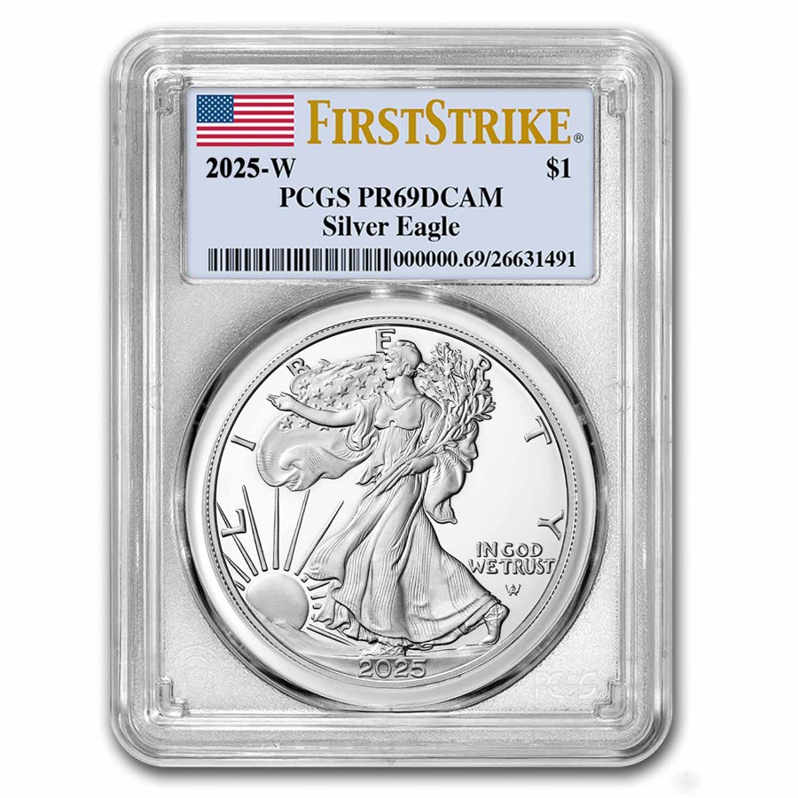 2025-W 1 oz Proof Silver Eagle PR-69 PCGS (FirstStrike®)