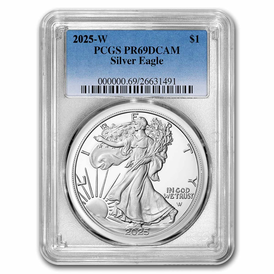 2025-W 1 oz Proof Silver Eagle PR-69 PCGS