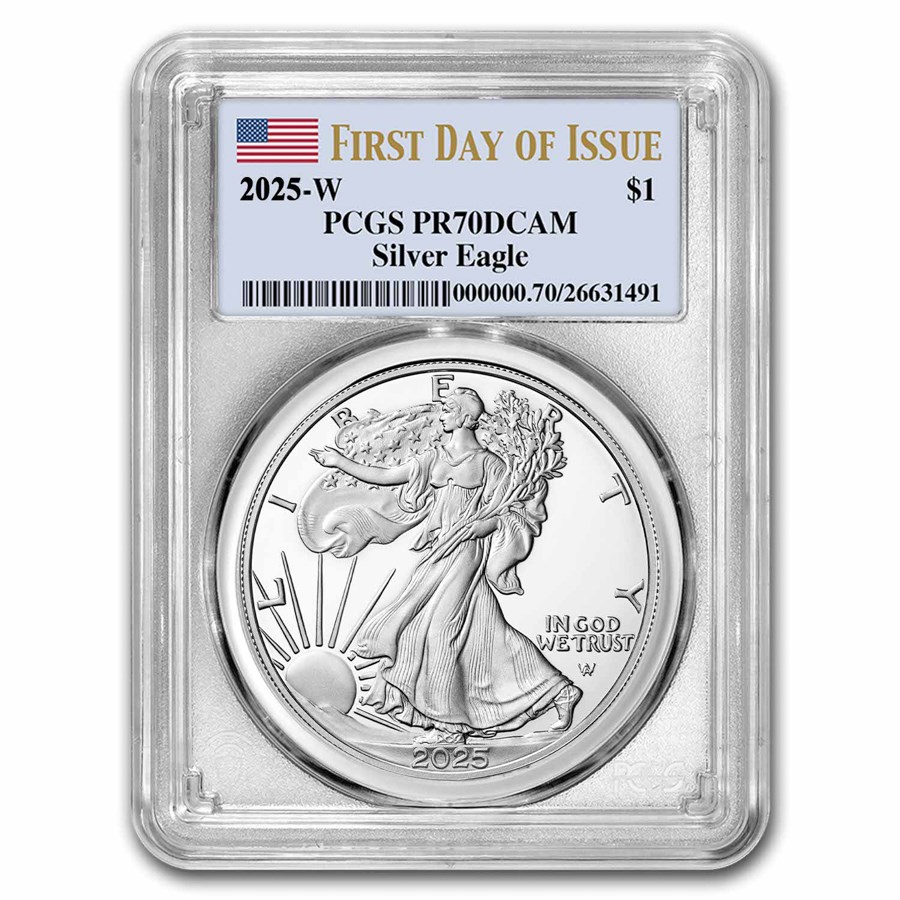 2025-W 1 oz Proof Silver Eagle PR-70 PCGS (First Day of Issue)
