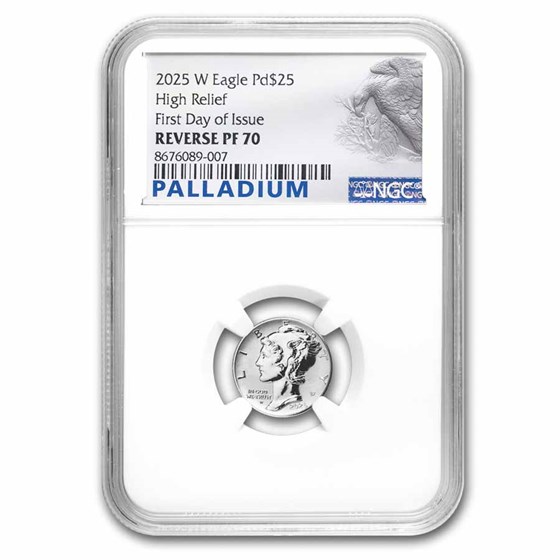 2025-W 1 oz Reverse Proof Palladium Eagle PF-70 NGC (FDI)