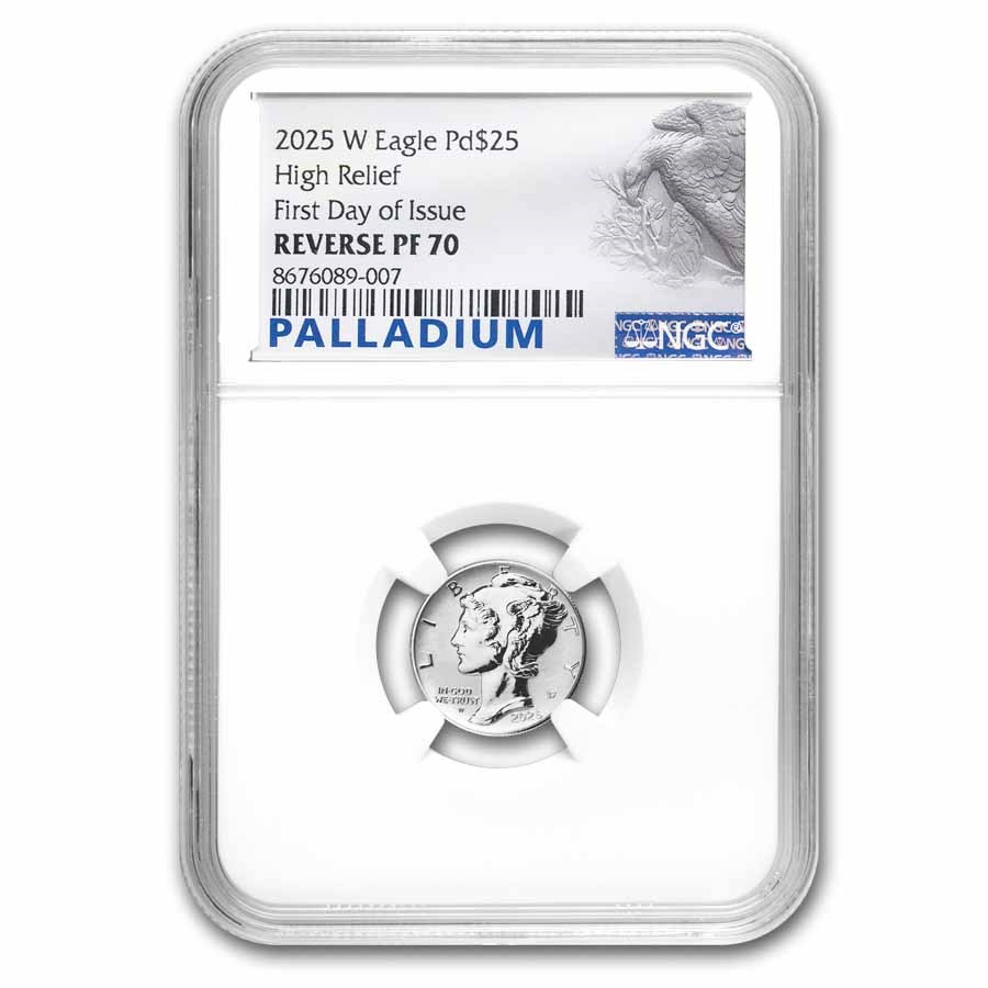 2025-W 1 oz Reverse Proof Palladium Eagle PF-70 NGC (FDI)