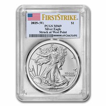 Buy 2025 W Silver Eagle MS-69 PCGS FirstStrike | APMEX