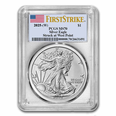 【新品】アメリカン シルバー イーグル銀貨2022-(W) PCGS MS70 2025-w-american-silver-eagle-