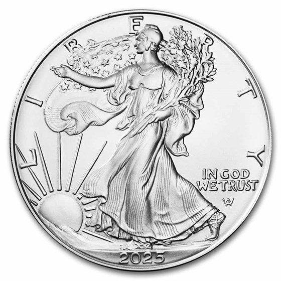 2025-W Burnished American Silver Eagle (w/Box & COA) 2025-W Burnished American Silver Eagle (w/Box & COA)
