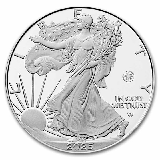 2025-W Proof American Silver Eagle (Laser Privy, w/Box & COA)