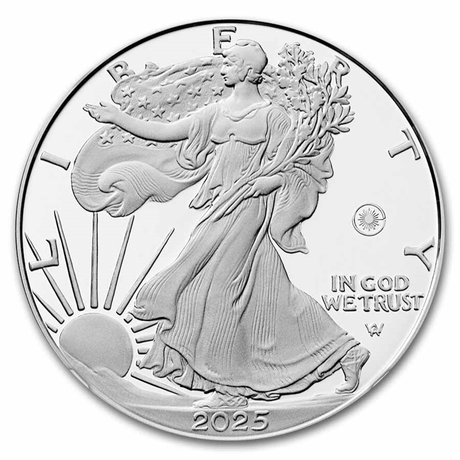 2025-W Proof American Silver Eagle (Laser Privy, w/Box & COA)