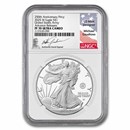 2025-W Proof Silver Eagle PF-70 NGC (Army Privy, AR, Gaudioso)