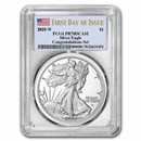 2025-W Proof Silver Eagle PR-70 PCGS (FDI, Congratulations Set)