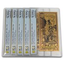 2025 Wyoming Goldback Note Set PCGS-70 (1,5,10,25,50)