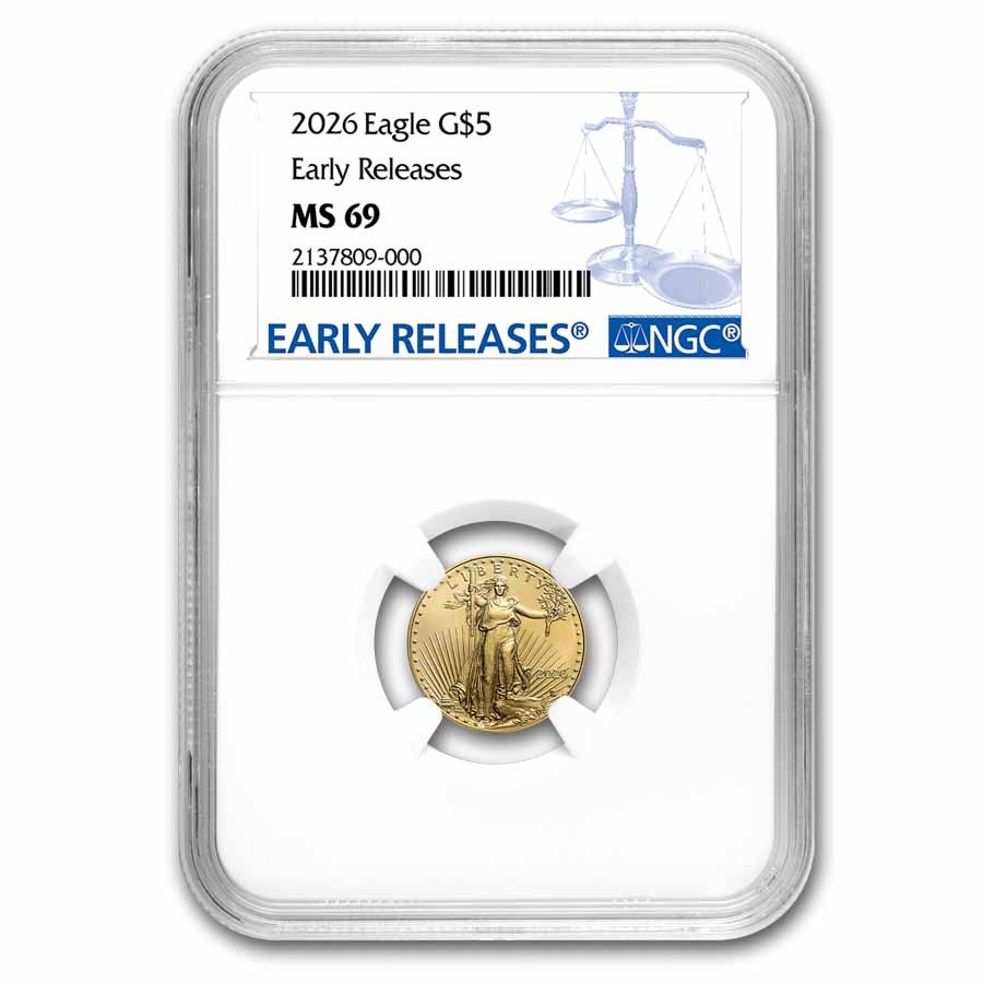 2026 1/10 oz American Gold Eagle MS-69 NGC (Early Releases)
