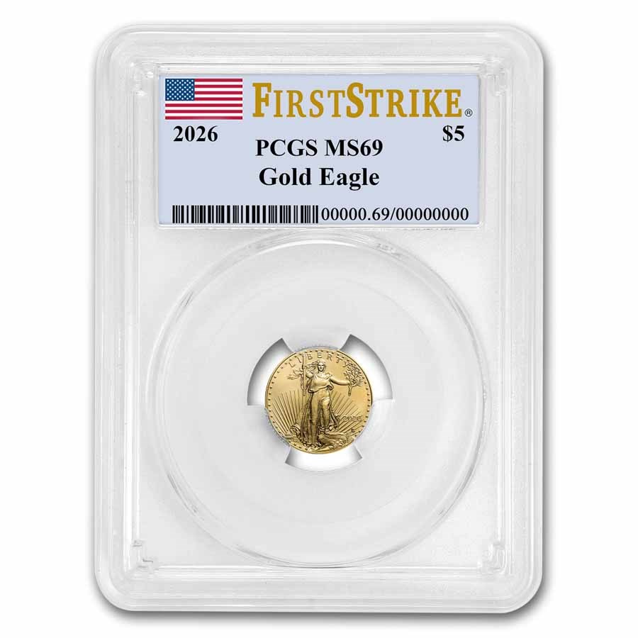 2026 1/10 oz American Gold Eagle MS-69 PCGS (FirstStrike®)