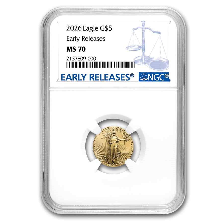 2026 1/10 oz American Gold Eagle MS-70 NGC (Early Releases)