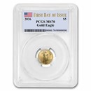 2026 1/10 oz American Gold Eagle MS-70 PCGS (First Day of Issue)