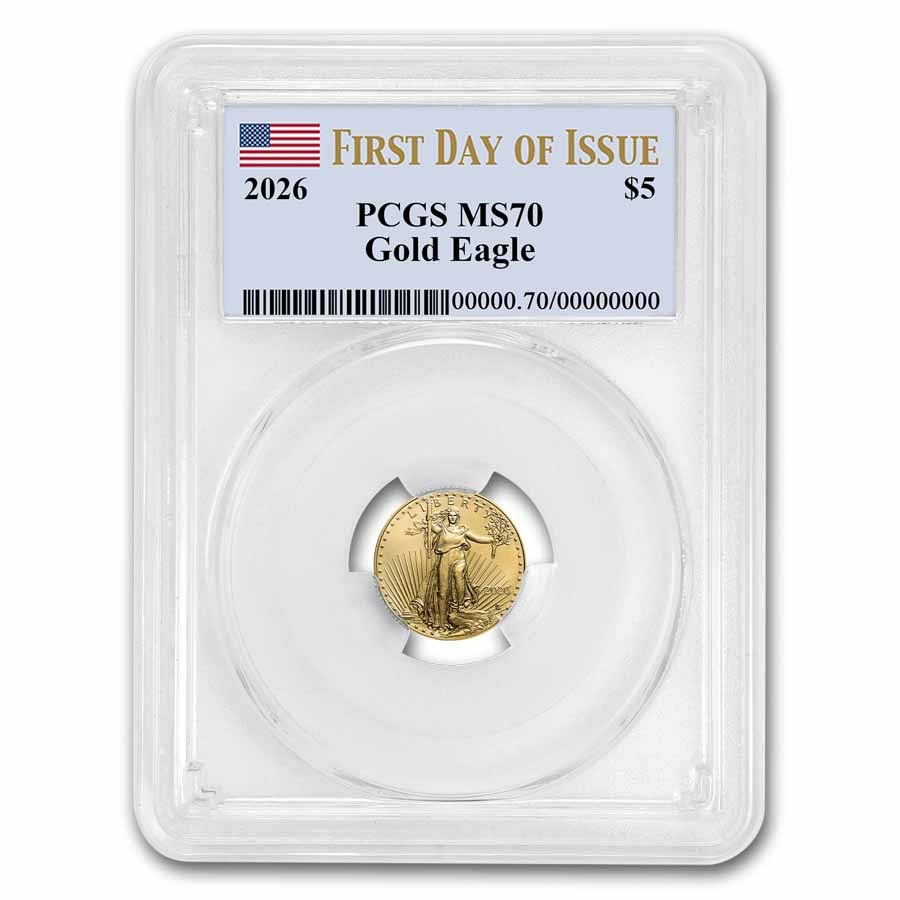 2026 1/10 oz American Gold Eagle MS-70 PCGS (First Day of Issue)
