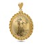 2026 1/10 oz Gold Eagle Pendant (Rope-ScrewTop Bezel)