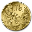 2026 1/2 gram Proof Gold €5 Astro: Capricorn
