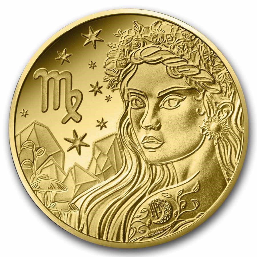 2026 1/2 gram Proof Gold €5 Astro: Virgo