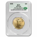 2026 1/2 oz American Gold Eagle MS-70 CAC (First Day of Delivery)