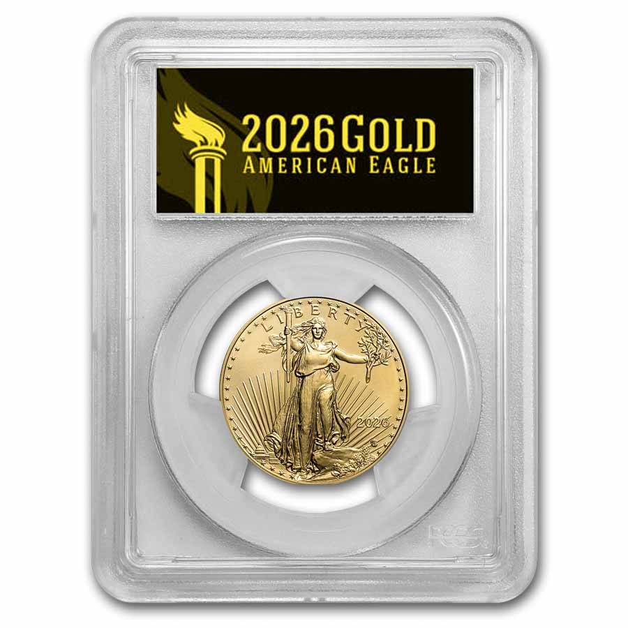 2026 1/2 oz American Gold Eagle MS-70 PCGS (FDI, Black Label)