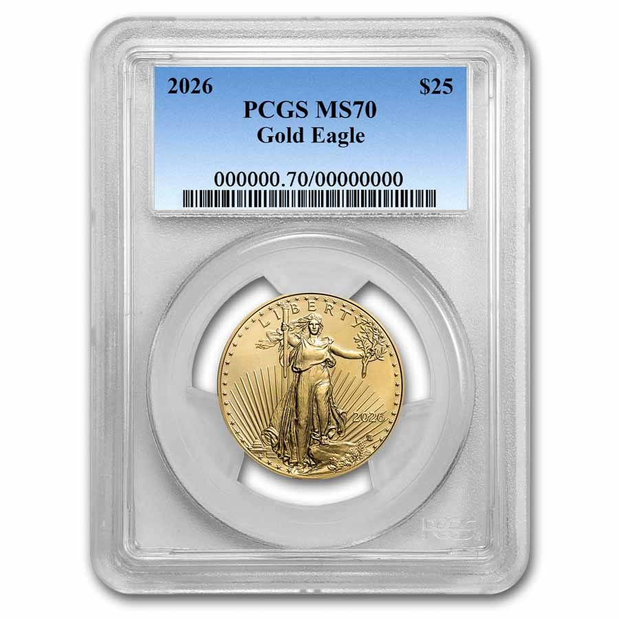 2026 1/2 oz American Gold Eagle MS-70 PCGS