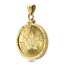 2026 1/2 oz Gold Maple Pendant (Diamond Cut - Screw Top Bezel)