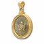 2026 1/2 oz Gold Maple Pendant (Plain-Front Bezel)